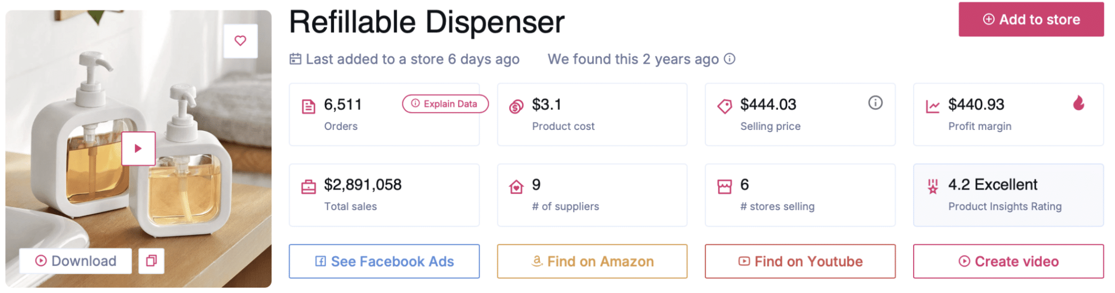 Refillable Dispenser